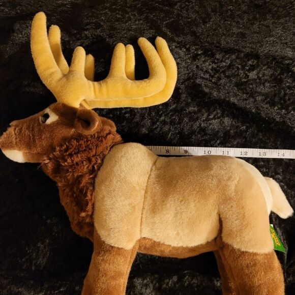 Wild Republic Cuddlekins Elk Standing 12” Plush - Picture 7 of 7